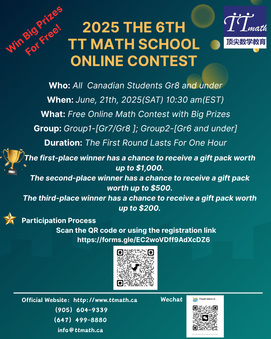 2026 Contest Registration